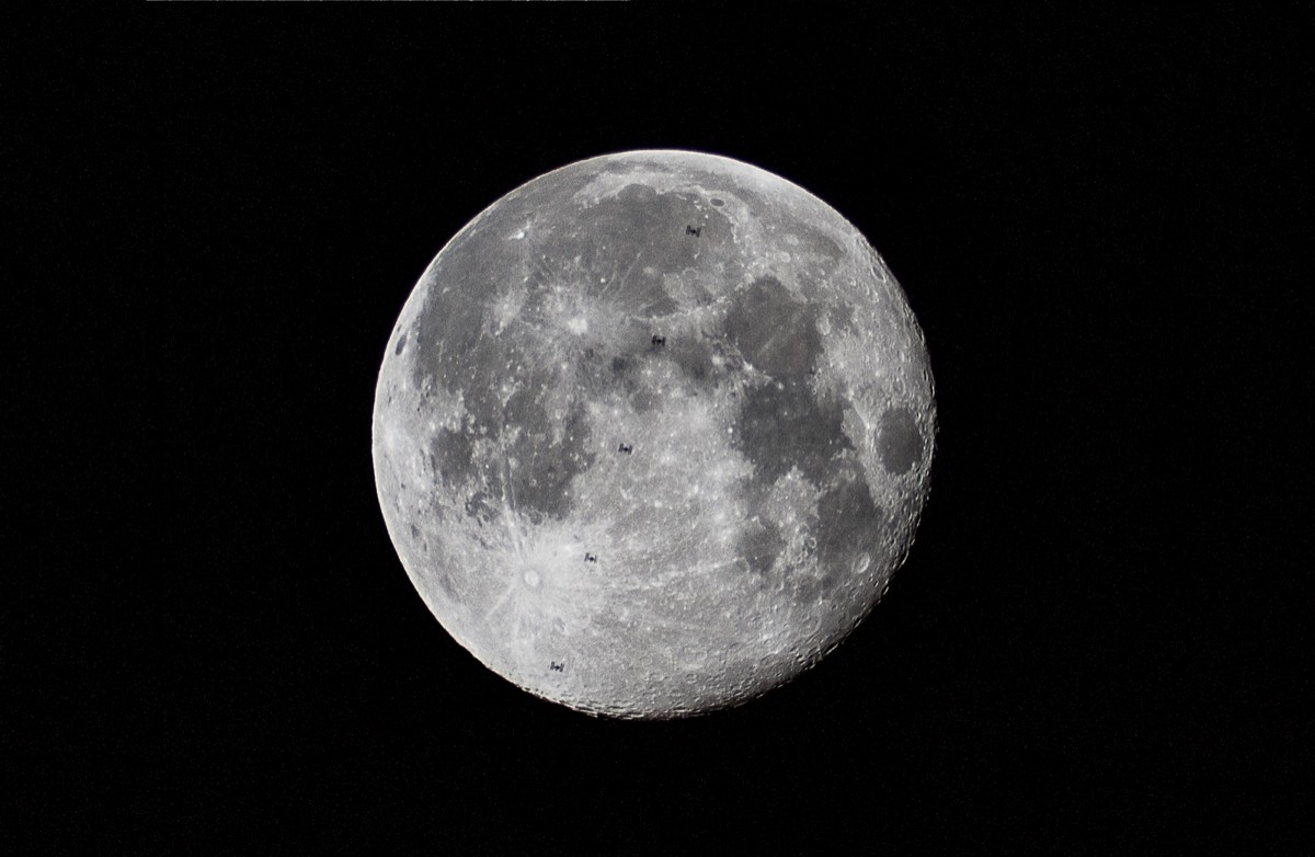 ISS Lunar Transit